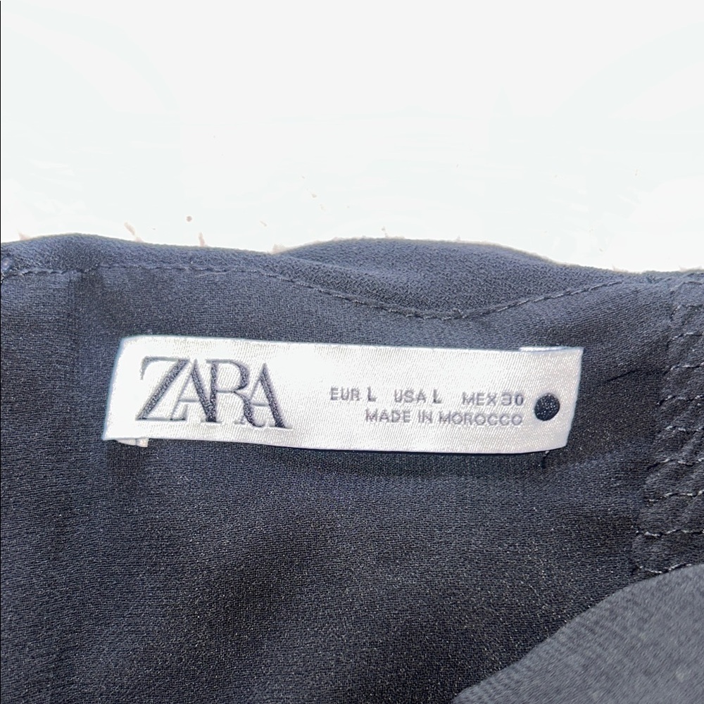 Zara Chic Black Strapless Mini Dress - Picture 7 of 15